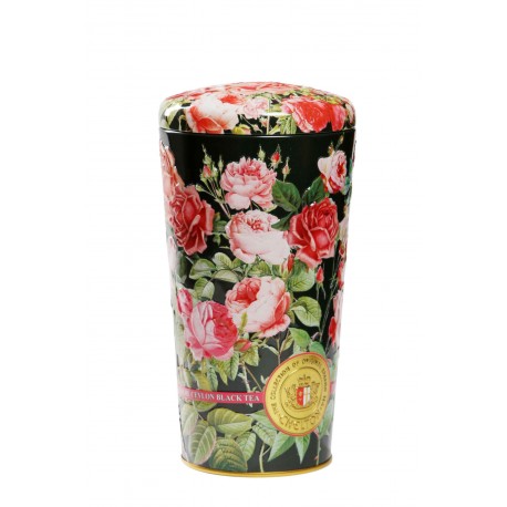 Art. 739 Chelton Schwarzer Tee Vase "Rosen" 100g
