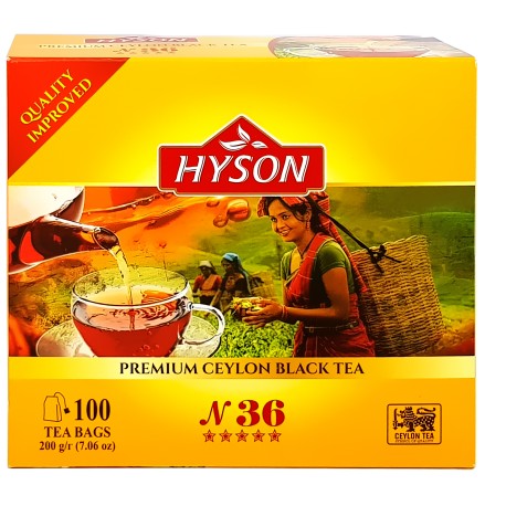 Hyson Schwarzer Tee "Nr. 36" 2g x 100
