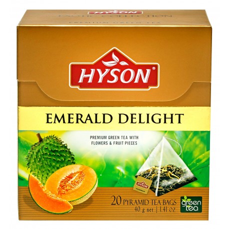 Art. Nr. 7136 Aromatisierter grüner Ceylon Tee mit Anoda/Melone emerald delight