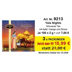 Angebot 3 x Mabroc Schwarzer Tee "Yala Nacht" 2g x 100