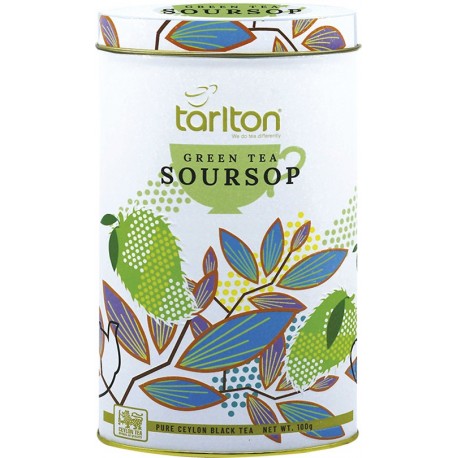 Tarlton Green Tee Soursop Oval Tin 100 Gr.