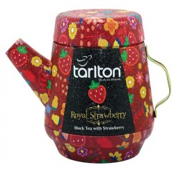 Tarlton Schwarzer Tee Kanne Royal Strawberry 100 gr