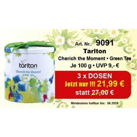 Angebot Art. 9091 Tarlton Cherish The Moment Green Tea 3 x 100 Gr.